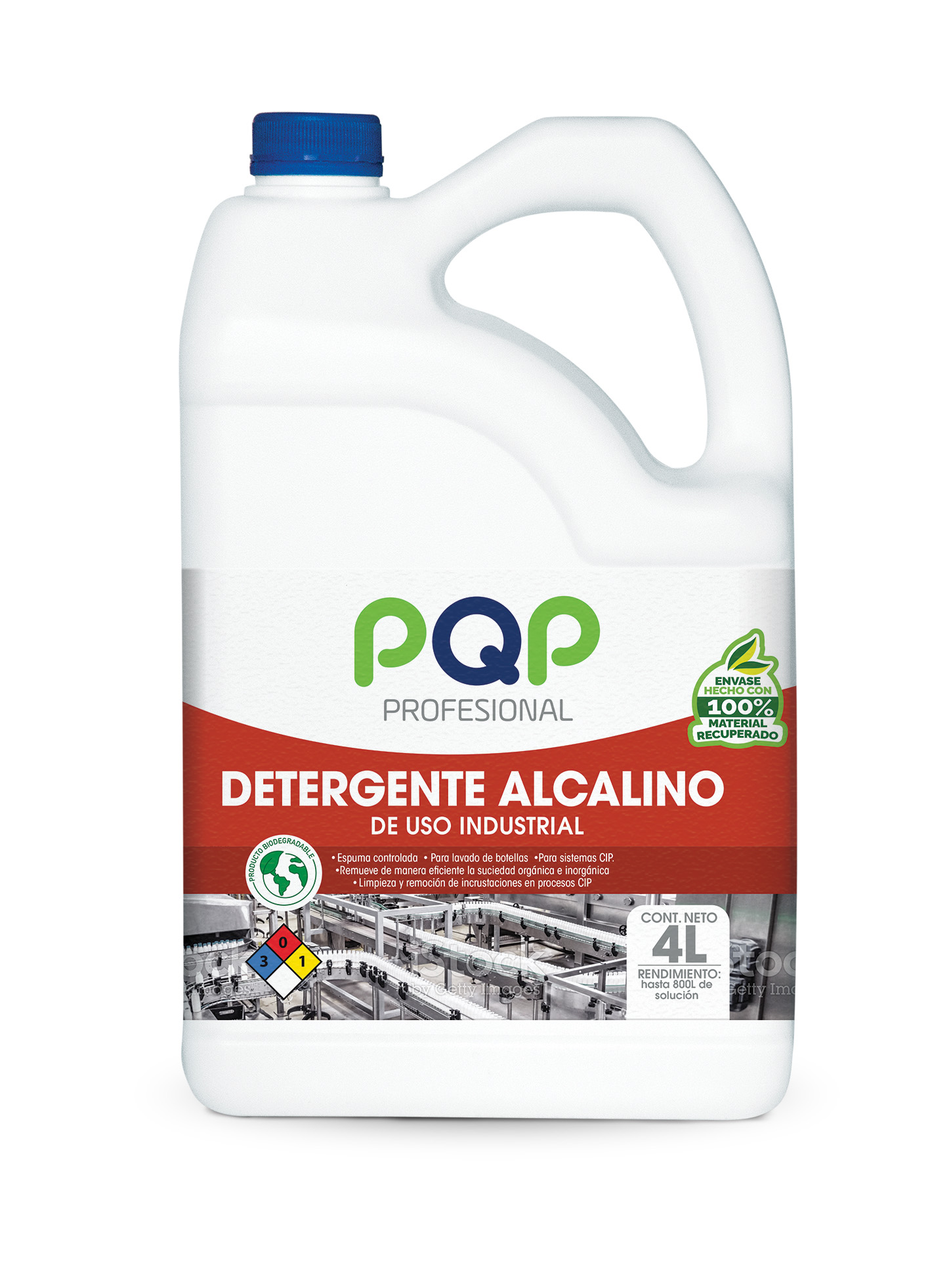 Detergente Alcalino Industrial 4L